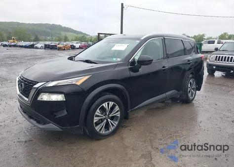 2021 Nissan Rogue Sv из США, поврежденный, VIN 5N1AT3BB2MC694699